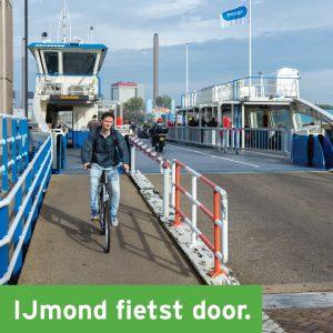 IJmond fietst door