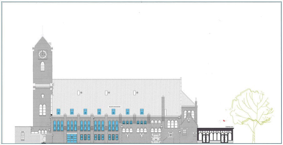 goede raadkerk tekening
